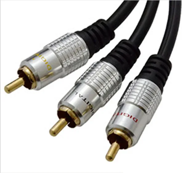 0 5 м аудио и видео кабель удлинитель 3RCA мужской/3RCA мужской лотоса линия