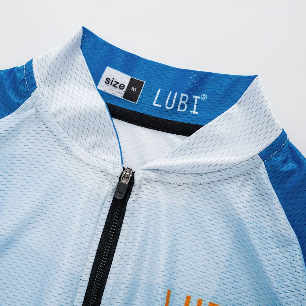LUBI мужской комплект летней одежды из Джерси для велоспорта с высокой плотностью