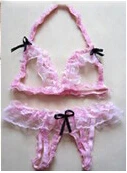 Лидер продаж женские кружевные стринги бикини нижнее белье комплект