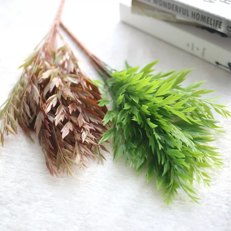 10 шт. Искусственные цветы на ощупь имитация травы кленовый лист цветок свежий