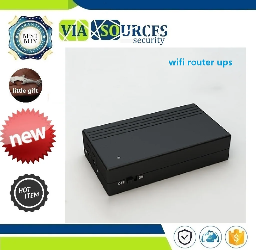 CCTV камеры DVR NVR с DC вход выход 12 V 2A ups портативный источник питания вольт резервная