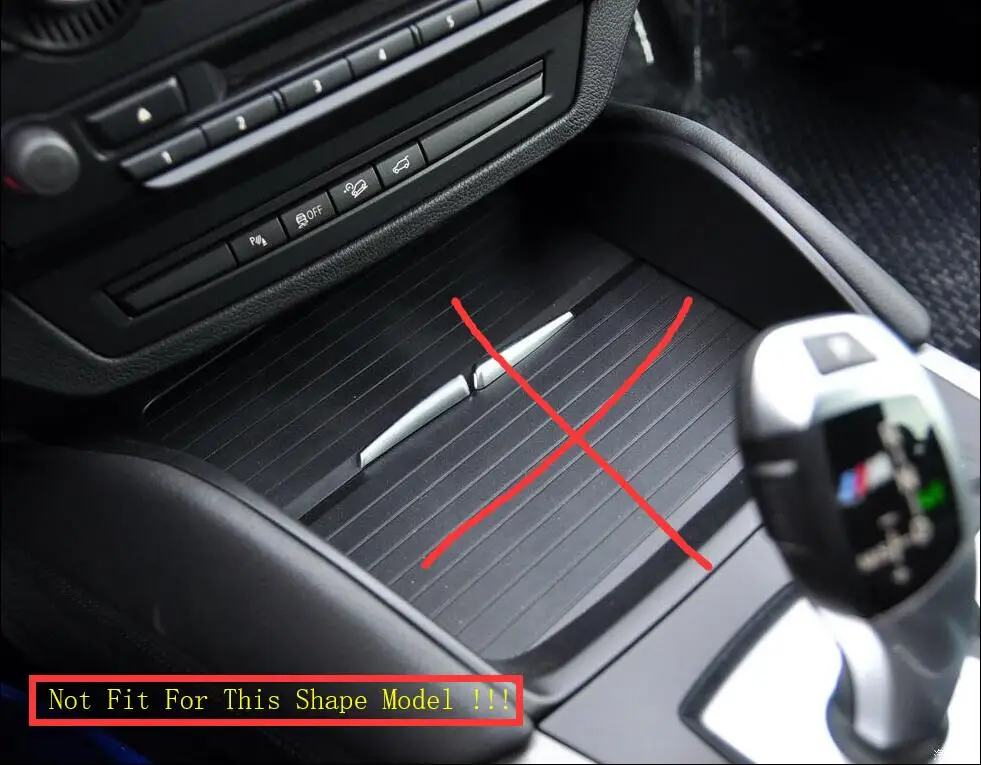 Центральный держатель стакана воды Yimaautotrims из нержавеющей стали для BMW X5 E70 / X6 E71