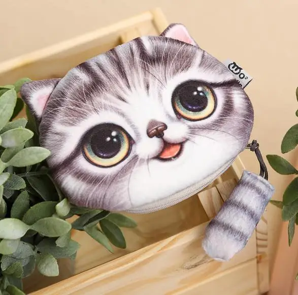 13 11,11 3D Забавный чехол-карандаш с котом, Полиэстеровые Пеналы, сумки Kawaii для мальчиков и девочек, вместительные школьные принадлежности, канцелярские принадлежности, косметичка, новинка - Цвет: 13