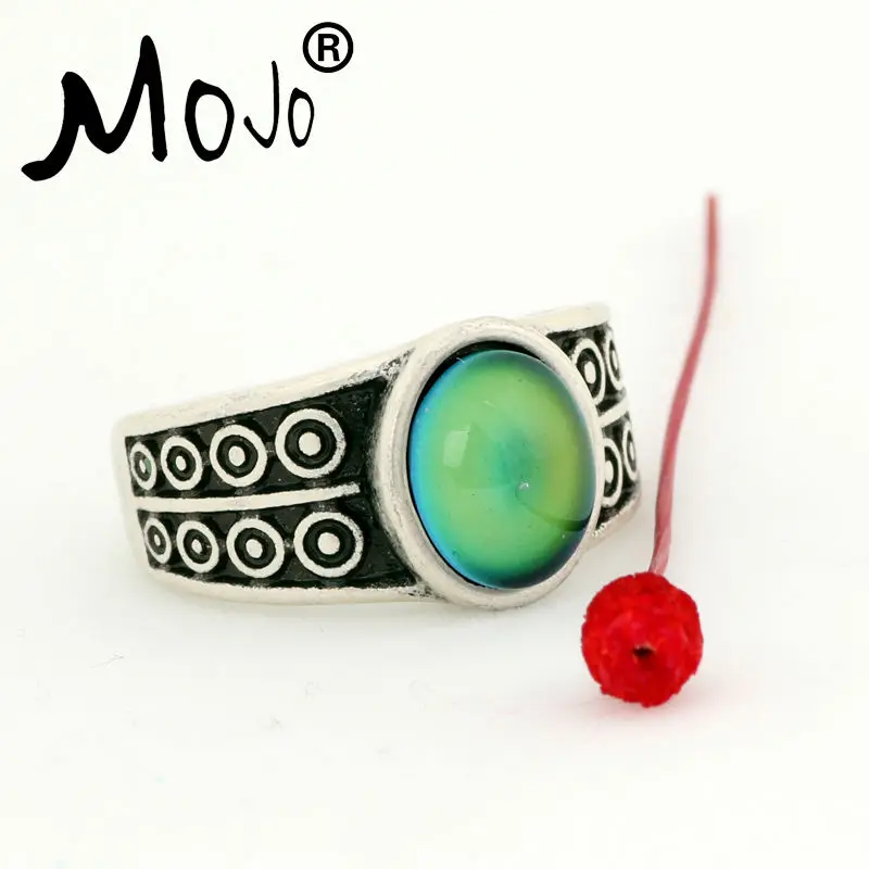 Винтажное кольцо для женщин 2 шт. контроля температуры в ретро-стиле меняющее