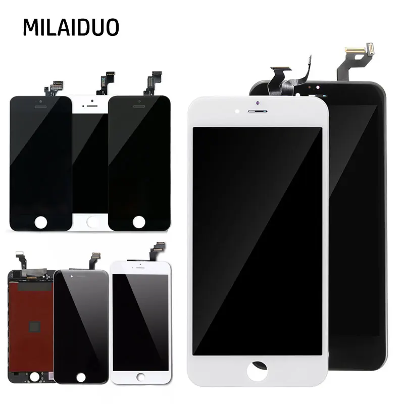 ЖК дисплей для iPhone 5 5S 5C SE 6 Plus S сенсорный экран дигитайзер полная сборка Замена Apple