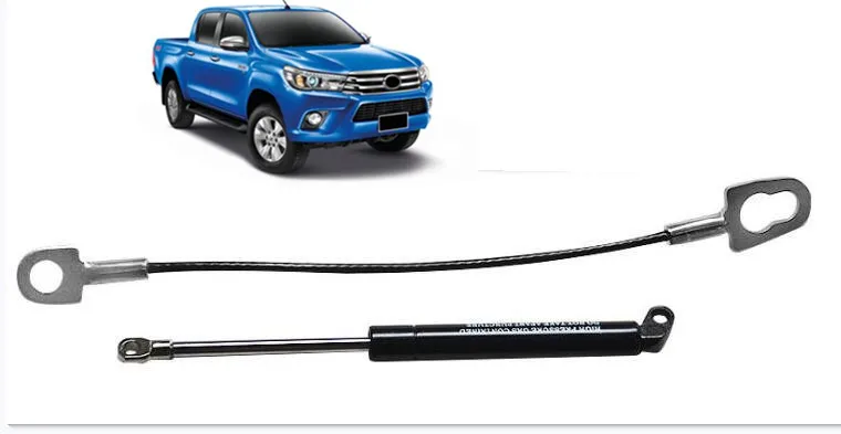 Задняя задняя дверь для Toyota Hilux revo 2015 2016 Противоударная газовая распорка