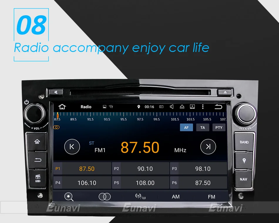 Eunavi четырехъядерный Android 9,0 2 din автомобильный DVD стерео для Vauxhall Opel Astra H G Vectra Antara Zafira Corsa gps Navi Радио 2G