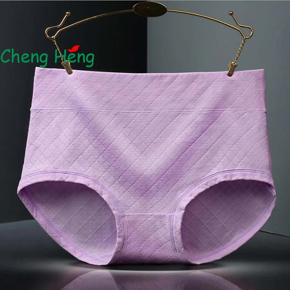 CHENG HENG женские органические хлопковые трусы с высокой талией дышащие