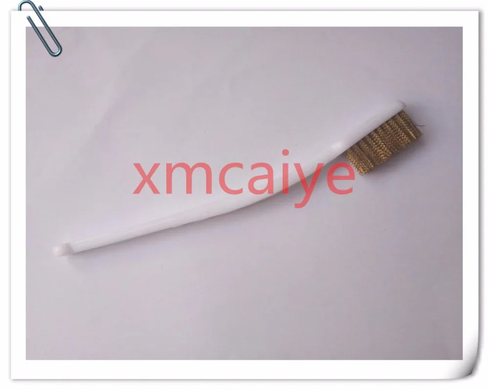 

Plastic Handle Brass Bristle Wire Brush,printing machine parts