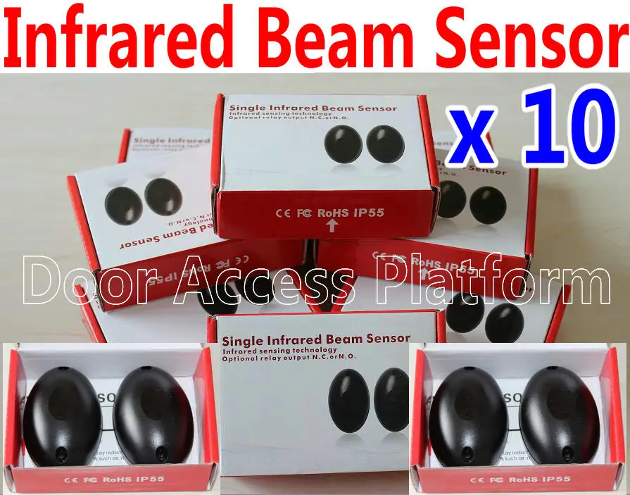 10 шт. датчик однодверного луча безопасности двери контроль доступа инфракрасный