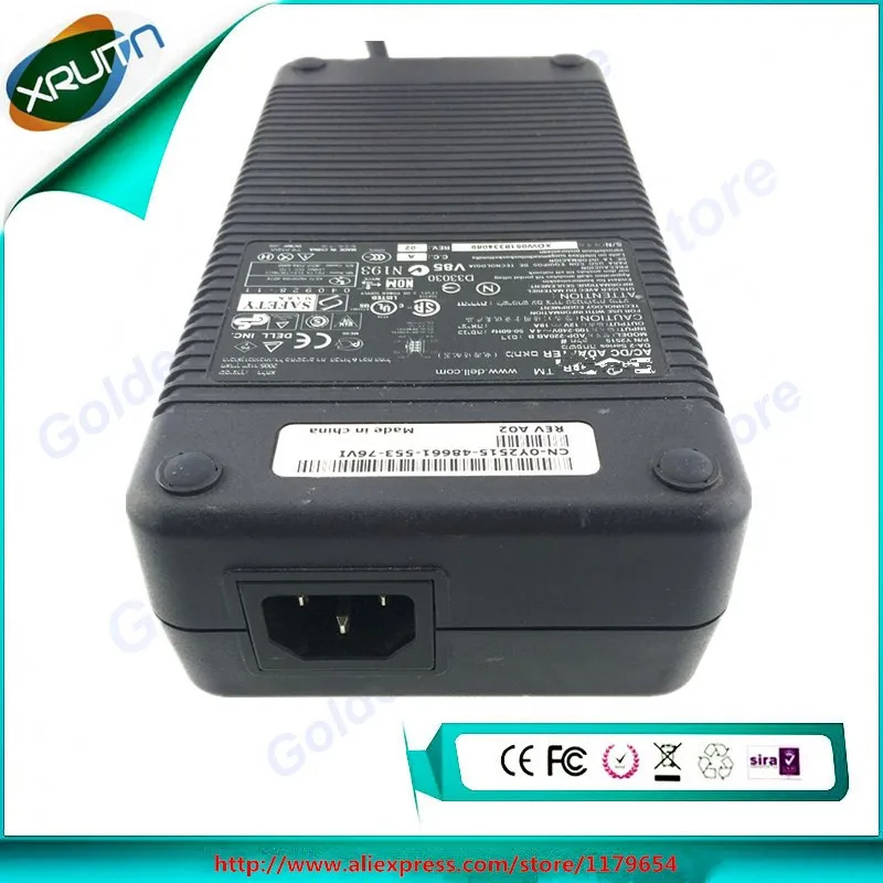 Бесплатная доставка оригинальный адаптер питания переменного тока для DELL серии