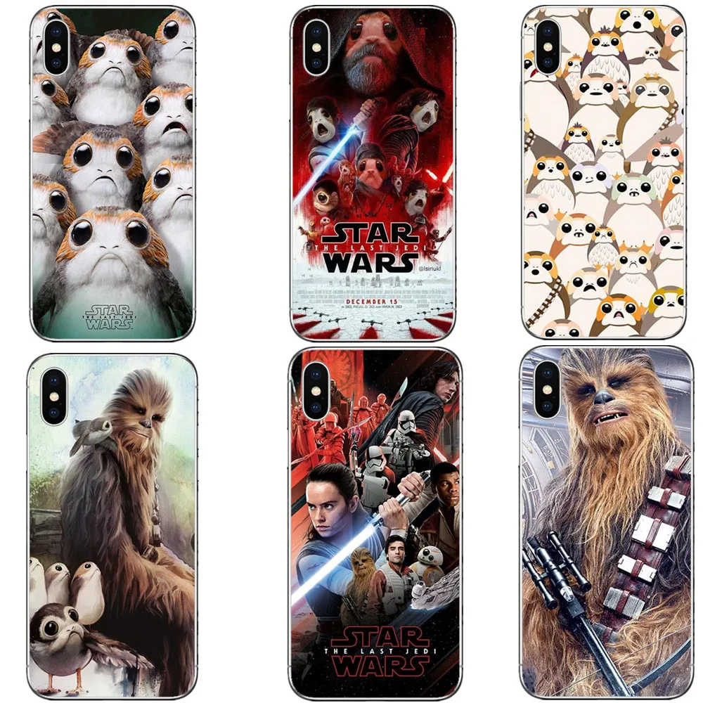 Чехол для телефона Star Wars The Last Jedi Porgs Твердый iPhone 5S SE 6 6S 7 Plus 8 8Plus R2 D2 чехол X 10|cover for