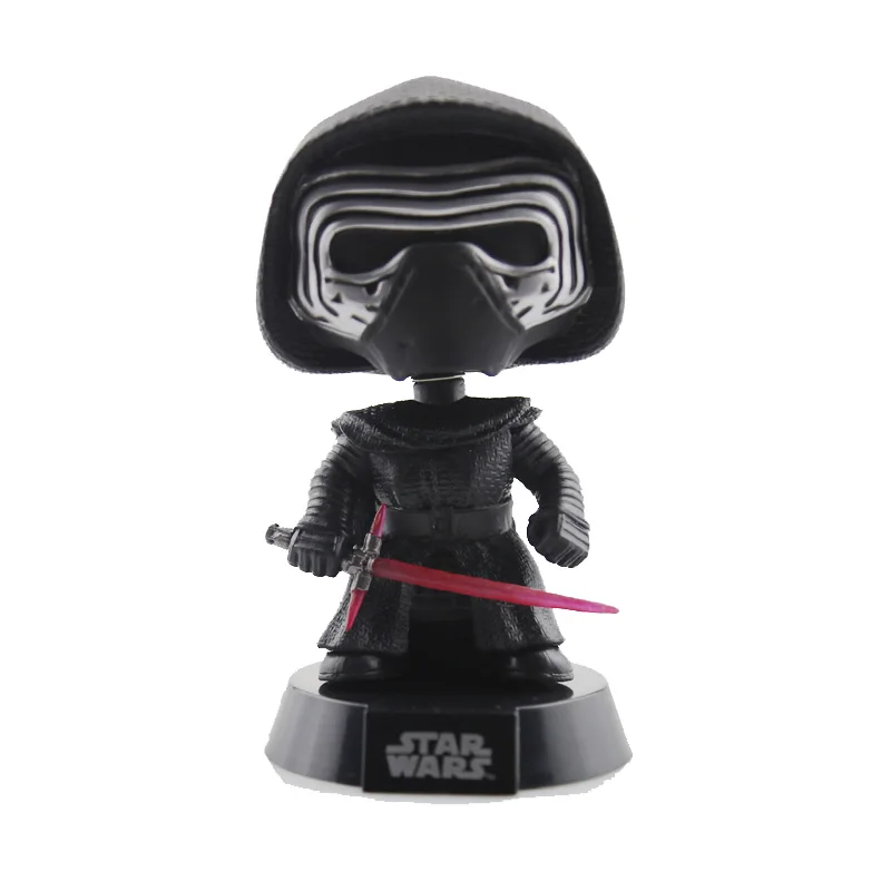 Новинка, 10 см, Звездные войны, Дарт Вейдер, KYLLO REN YODA PHASMA Darth MAUL, BB-8, фигурка, качающаяся голова, Q Edition, для украшения автомобиля