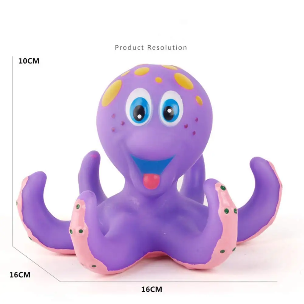 

Colorful Children's Bath Toys Octopus Classic Floating Toys Play Educational Toys For Toddlers Baby Kids Bathtime Cognitive Toy