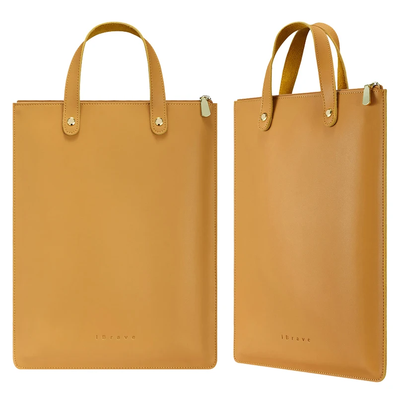 

Genuine Leather Laptop Bag For Macbook Air Pro 13" 15.4" Handbag For Xiaomi Lenovo Chiwu Notebook Laptop Messenger Bag Case