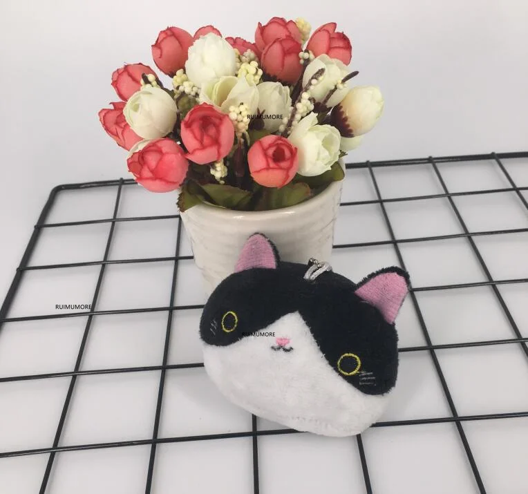 color Милый 6 цветов, кот, животное, игрушка, плюшевая кукла, чучела, брелок, кошка, плюшевая игрушка, кукла - Цвет: color