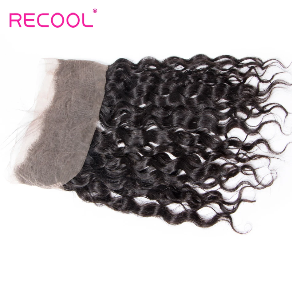 Recool Hair 360 фронтальная кружевная лента с пучком бразильских волн воды 3 пряди и