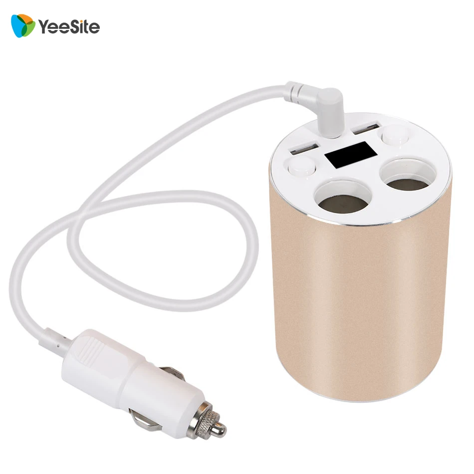 YeeSite универсальное автомобильное зарядное устройство 5 в 3 1 а с двумя USB и адаптер