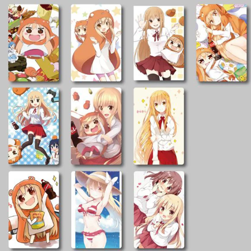 Наклейки 10 шт./партия Lovely Himouto Умару Чан игрушки японское аниме | Наклейки для творчества -32967155839