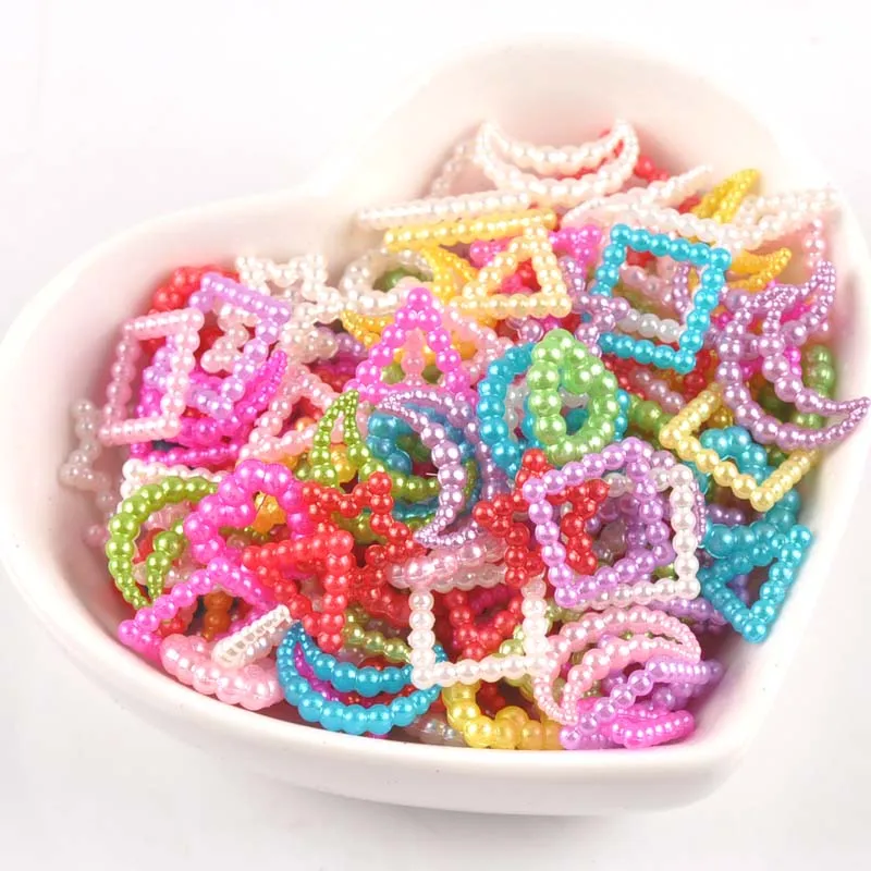 Пластиковые кабошоны разной формы для украшения скрапбукинга рукоделия дома cp2231