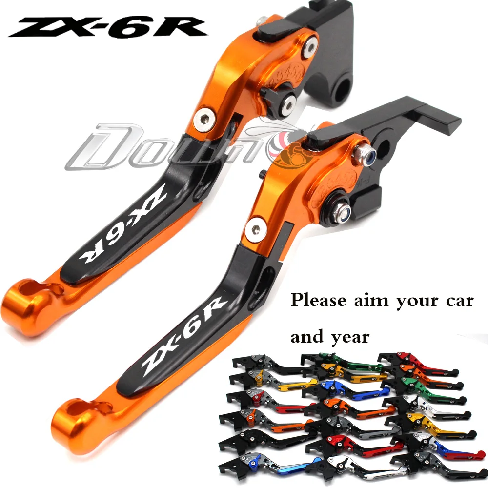 

For Kawasaki ZX 6R ZX6R ZX-6R 1995-1999 1996 1997 1998 CNC Adjustable Folding Motorcycle Brake Clutch Levers