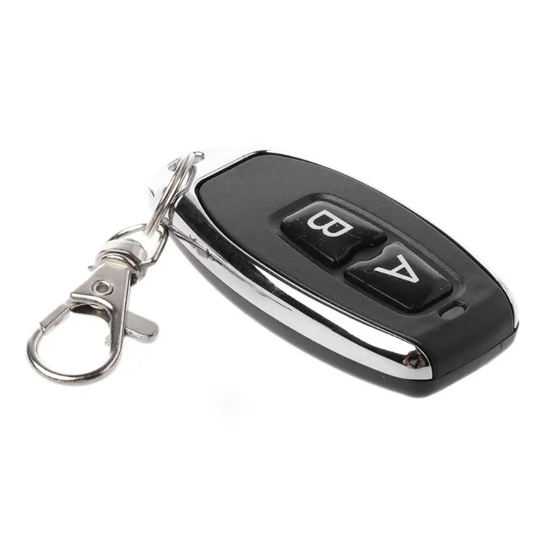 

RF 2 Relay 433 Receiver Wireless Remote Control Learning DC 3.7V to 24V Micro Switch NO COM NC Transmitter