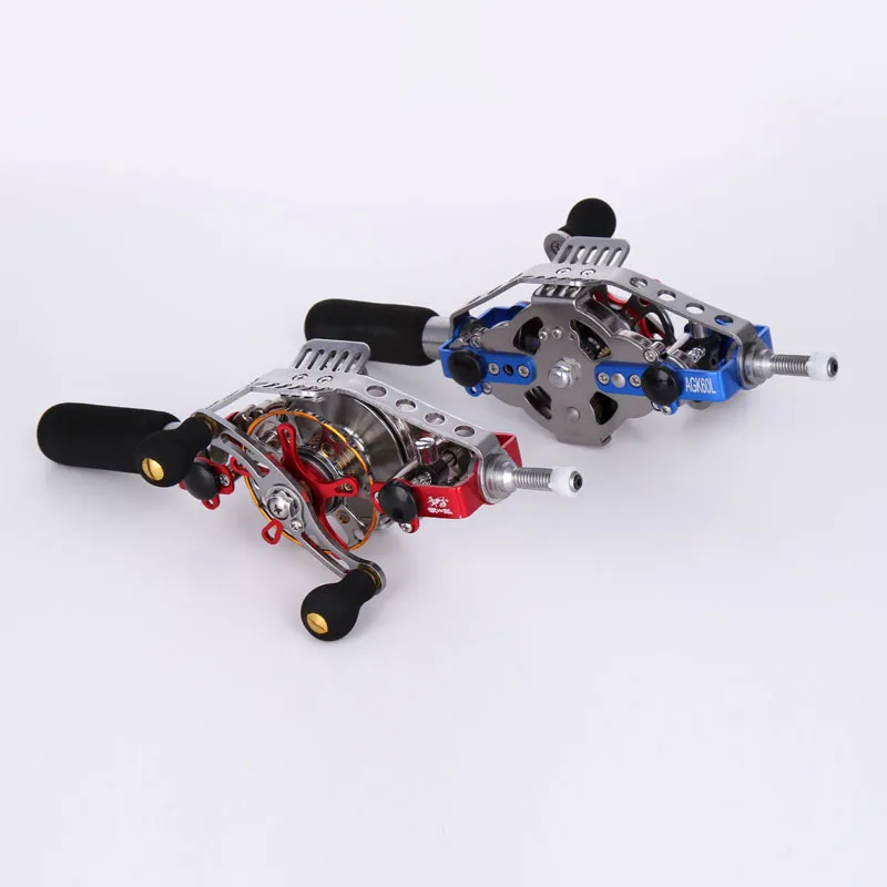 Металлическая полая катушка с автоматическим разрядом и проволокой удилище для