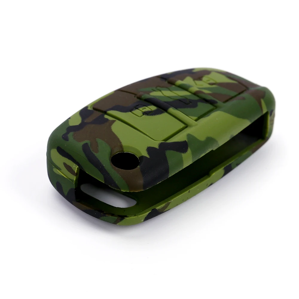 3 Кнопка камуфляжа силиконовый Автомобильный Брелок дистанционного управления с