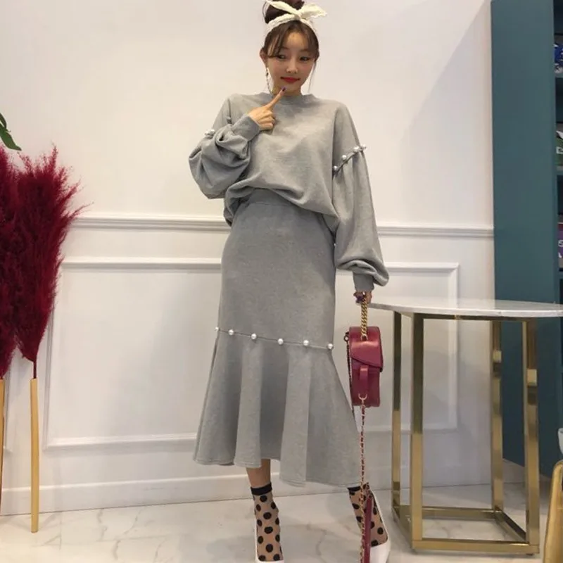 TWOTWINSTYLE осень комплект из двух предметов для женщин Костюм фонари рукавом