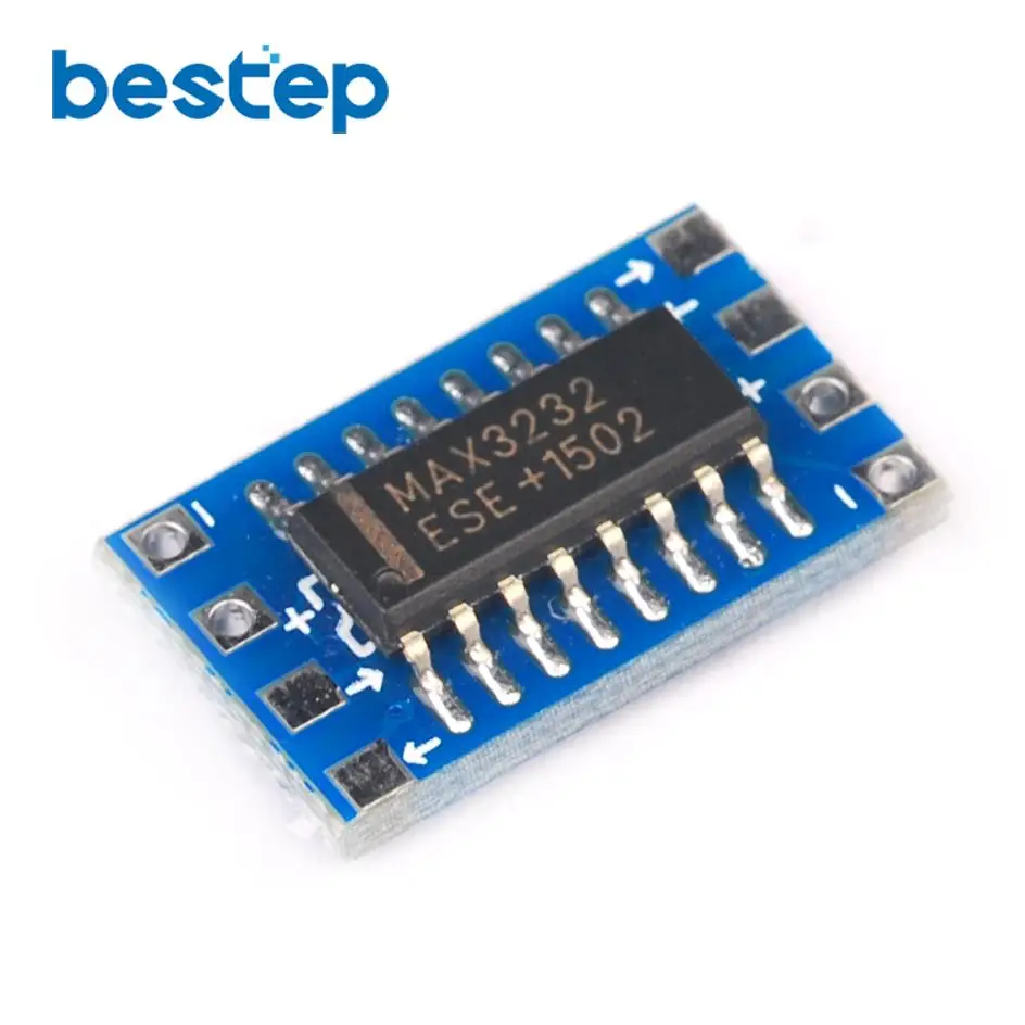 Преобразователь MCU Mini RS232 в TTL плата модуля адаптера MAX3232 3-5 В для электронных