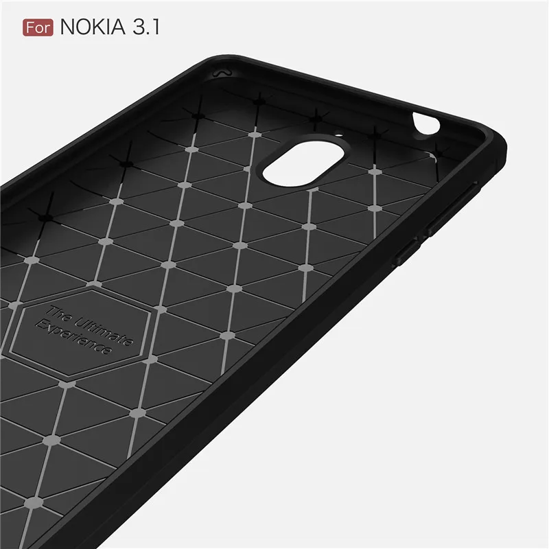 BSNOVT для Nokia 3 2018 чехол противоударный силиконовый матовый телефона 1 TA-1049 TA-1057 |