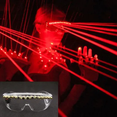 

LED sunglasses Bar party Cool performance with laser glasses nightclub necessary with laser glasses Laser glasses