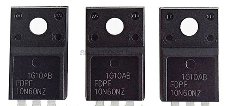 10 шт. FDPF10N60NZ FDPF10N60 10N60NZ TO-220F 10A 600 в мощный МОП-транзистор | Строительство и ремонт