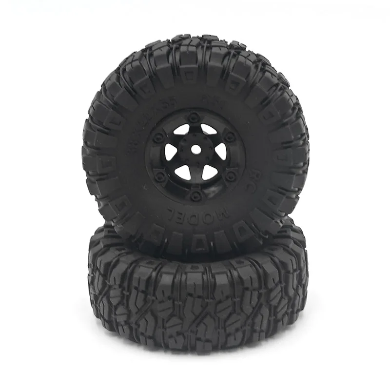 Neum&aacute;ticos de coche Wltoys 12428-A 12428-B 12428-C12628 con control remoto por encima de la FY-03, ruedas grandes de 100mm, aumento de neum&aacute;ticos ensanchados-5
