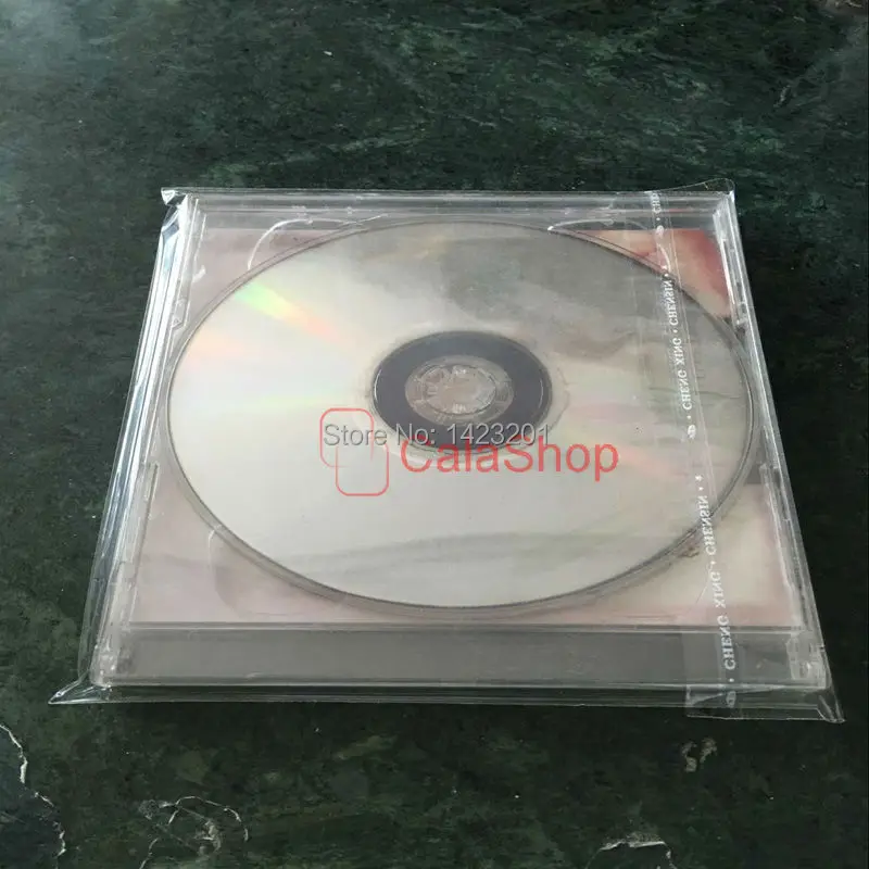 100 шт./лот CD Box Футляр для драгоценных камней чехол хранения пластиковых