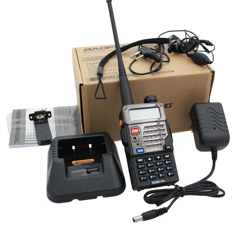 10 шт. BaoFeng UV-5RE Plus Talkie Walkie Dual Band VHF 136-174MHz & UHF 400-520MHz трансивер двухстороннее радио