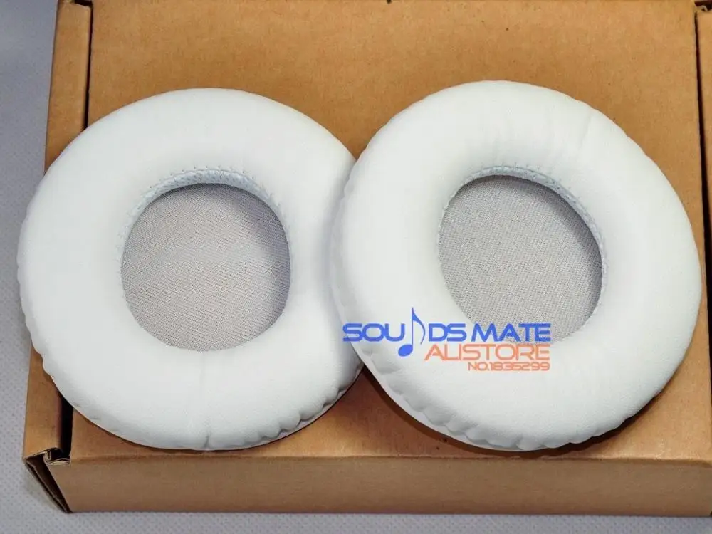 Мягкие толстые белые подушечки из натуральной кожи поролоновые амбушюры для JBL