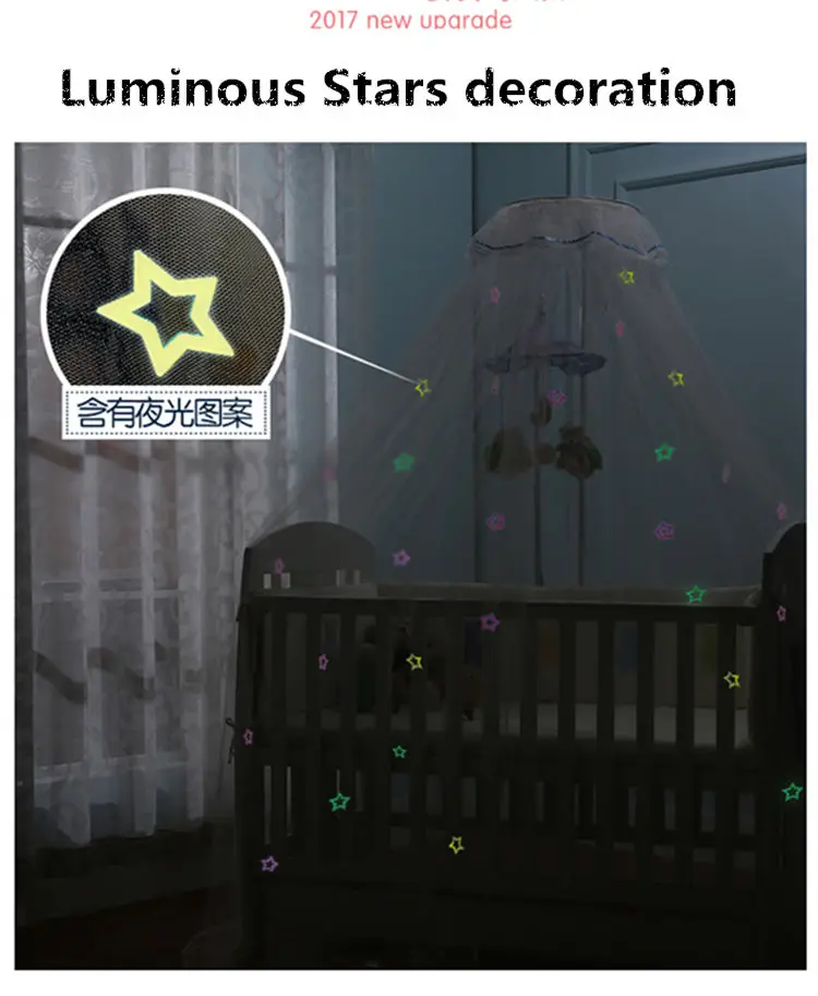 Современный стильный круглый купольная москитная сетка для детской кроватки