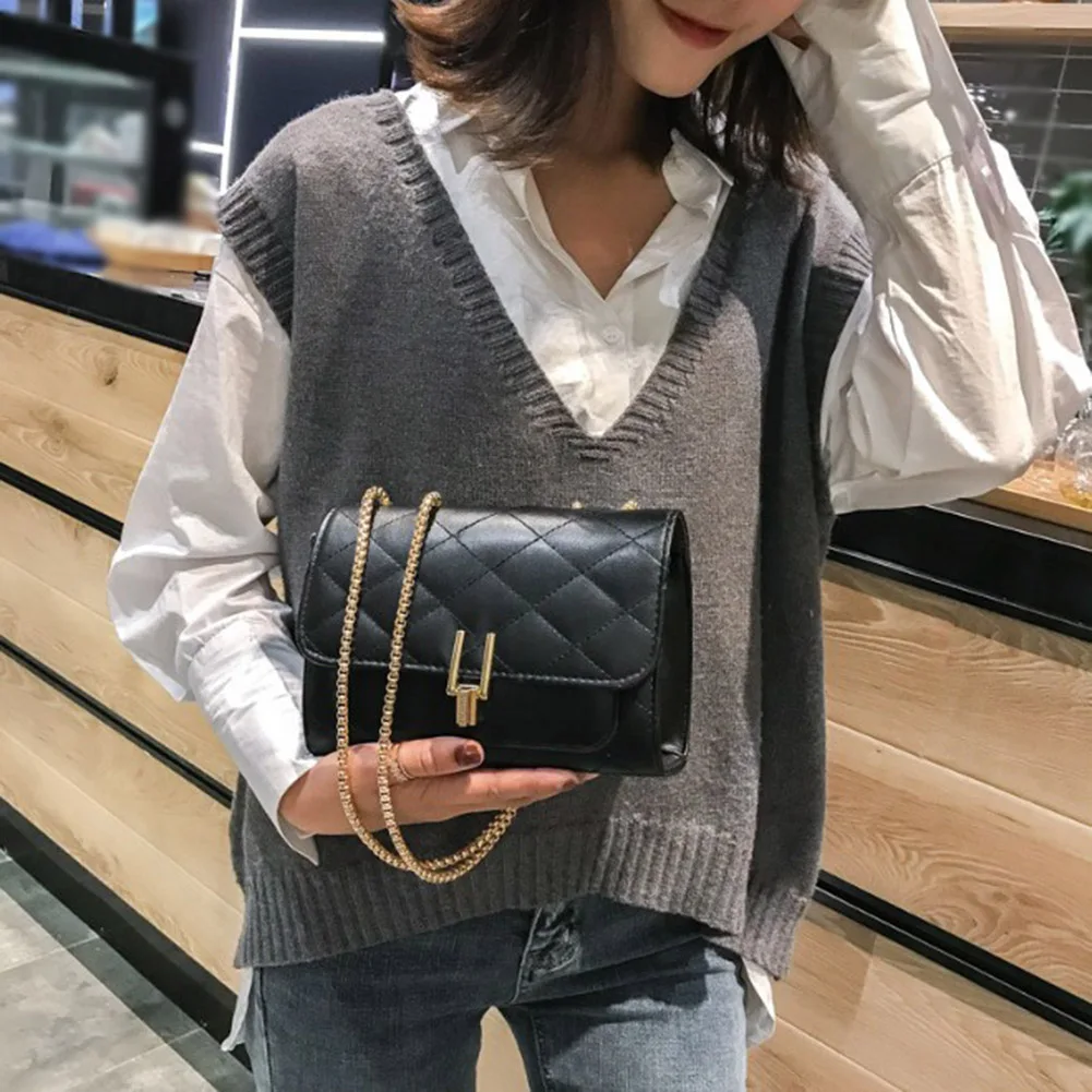 Новинка 2018 роскошные женские кожаные сумки дизайнерские на плечо с цепочкой