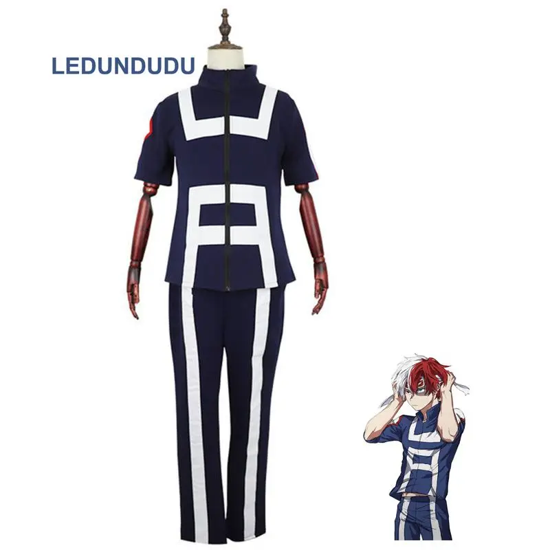 Аниме Boku no Hero academic спортивная форма для школьников My OCHACO URARAKA Todoroki Shoto Midoriya Izuku
