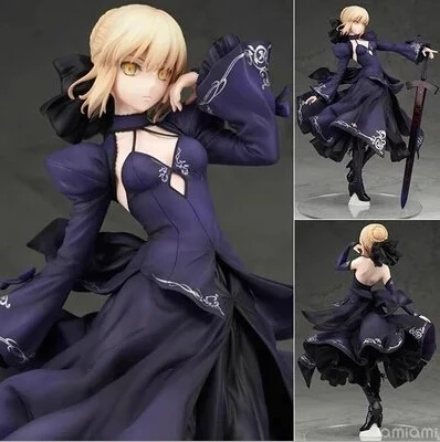 Новинка Лидер продаж 26 см Fate Zero stay night черный сабля Arturia Пендрагон фигурка героя