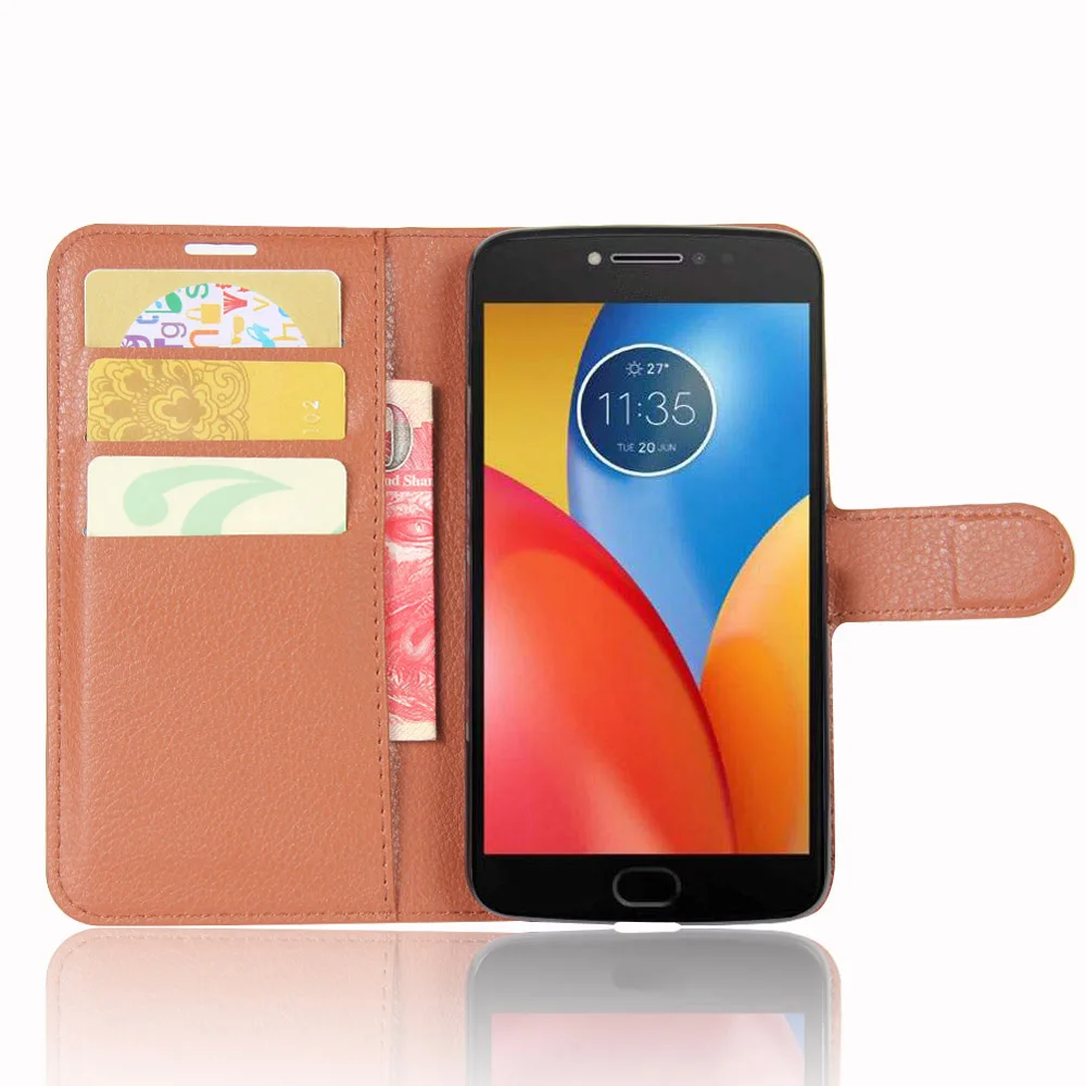 Для lenovo Motorola Moto E4 Plus чехол E 4 Plus E4Plus 5,5 кожаный чехол-Бумажник для телефона флип для Moto E Plus 4th Gen. XT1771 XT1773