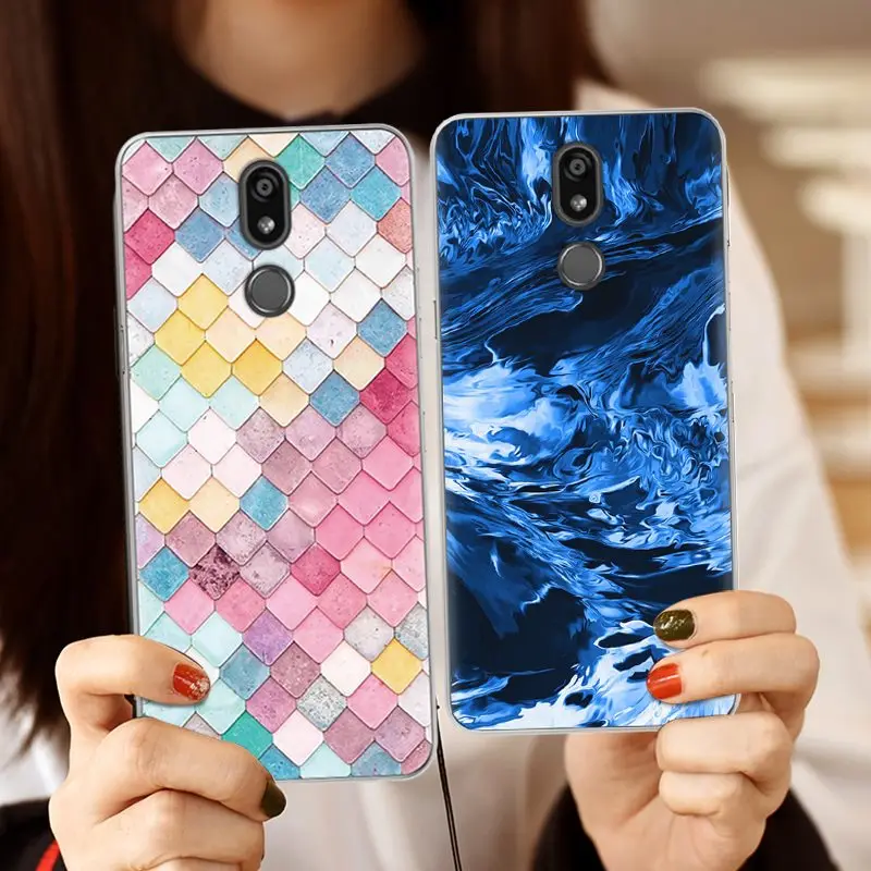 Чехол для LG K40 5 7 дюйма Силиконовый ТПУ мягкий милый мультяшный чехол K 40 задняя