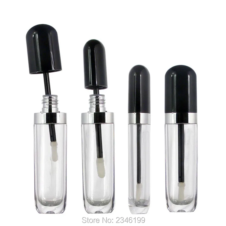 

8ML 50pcs/lot Acrylic Lip Gloss Tube, Empty Clear Lip Beauty Tool, Top Grade DIY Lip Gloss Container, Lip Gloss Packaging Tube