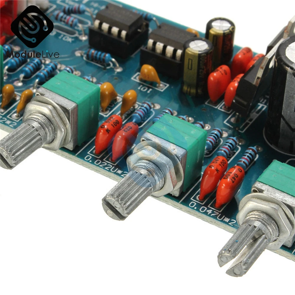 1 шт. NE5532 OP-AMP HIFI усилитель предусилитель громкости тон эквалайзер плата управления DIY наборы