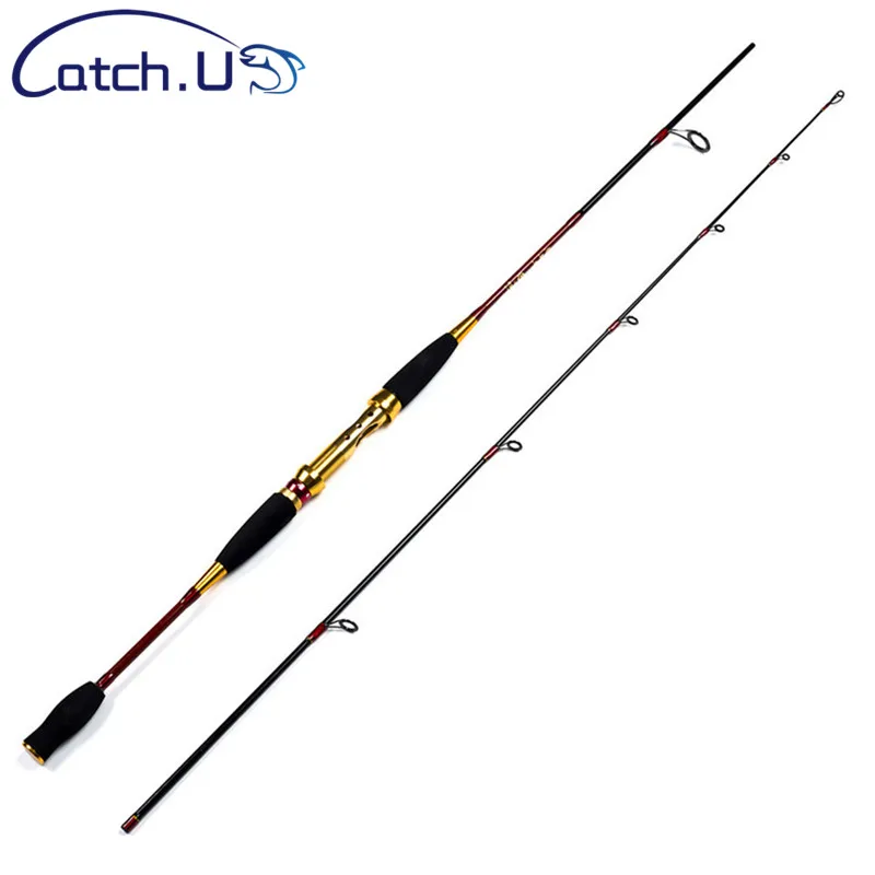 Catch. U 1 8 м Удочка спиннинговая красная жесткая Морская Лодка литые удочки