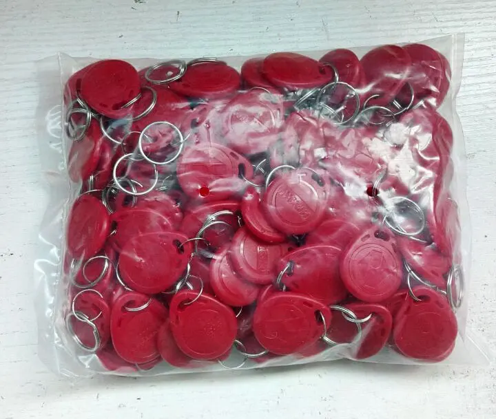 100 шт. только для чтения RFID бирка в виде брелка ключей брелки брелок кольцо маркер