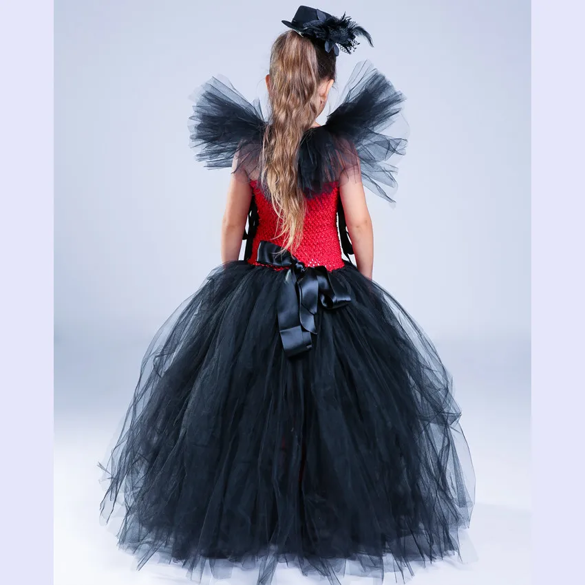 Костюм на Хэллоуин для маленьких девочек маскарадное платье-пачка ведьмы и