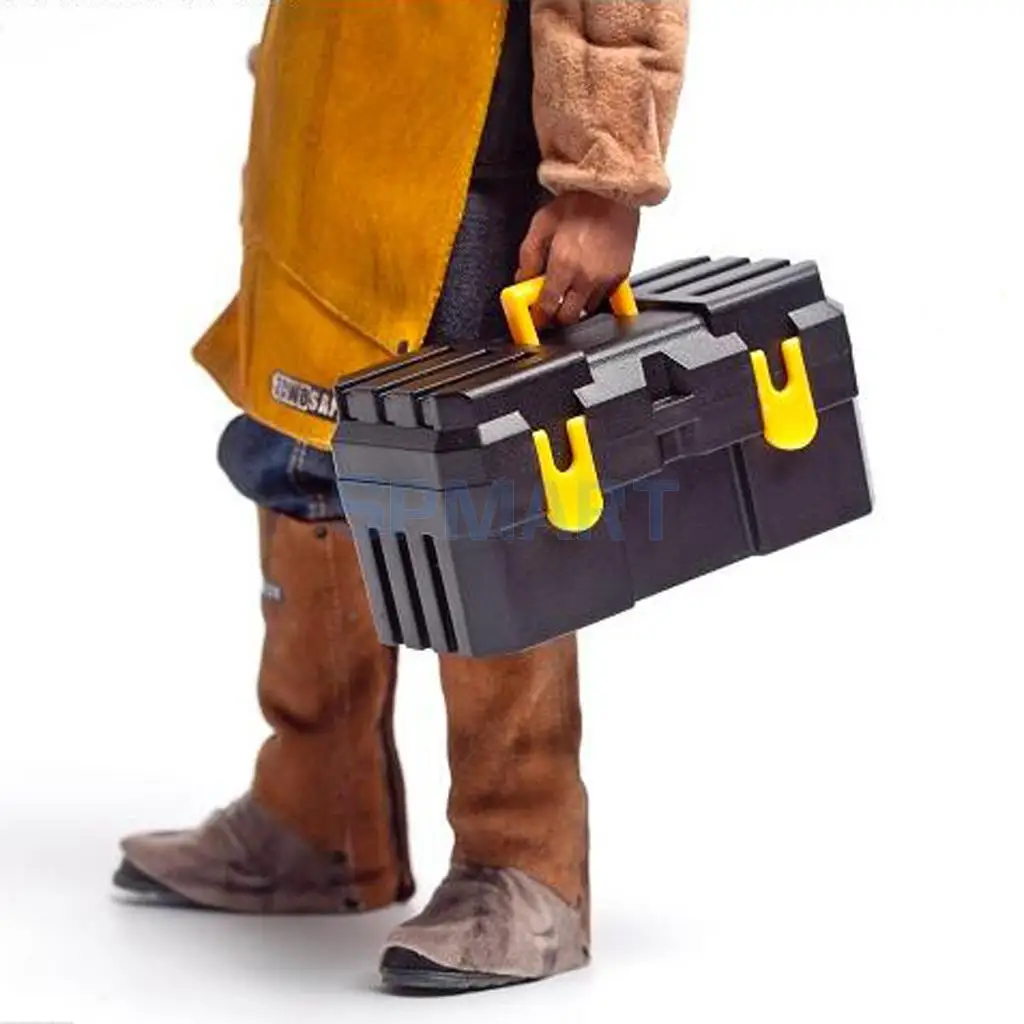 1/6 Scale Plastic Hand Tools Toolbox Set Repair Kit Repairman Accessories for 12'' Action Figure Hot Toys Drangon DID Enterbay |