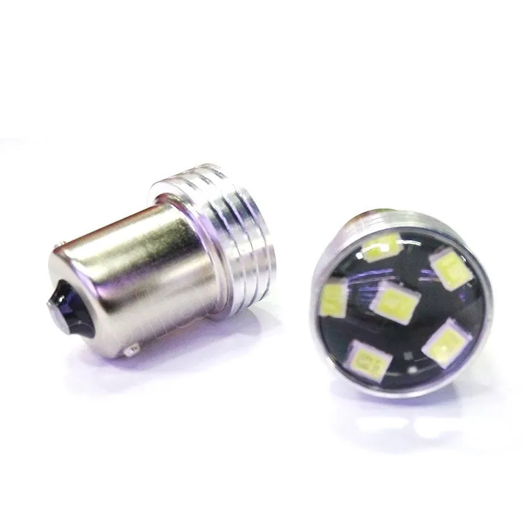 6SMD белый 2835 BA15S S25 6 Led проектор автомобильный Источник резервного копирования